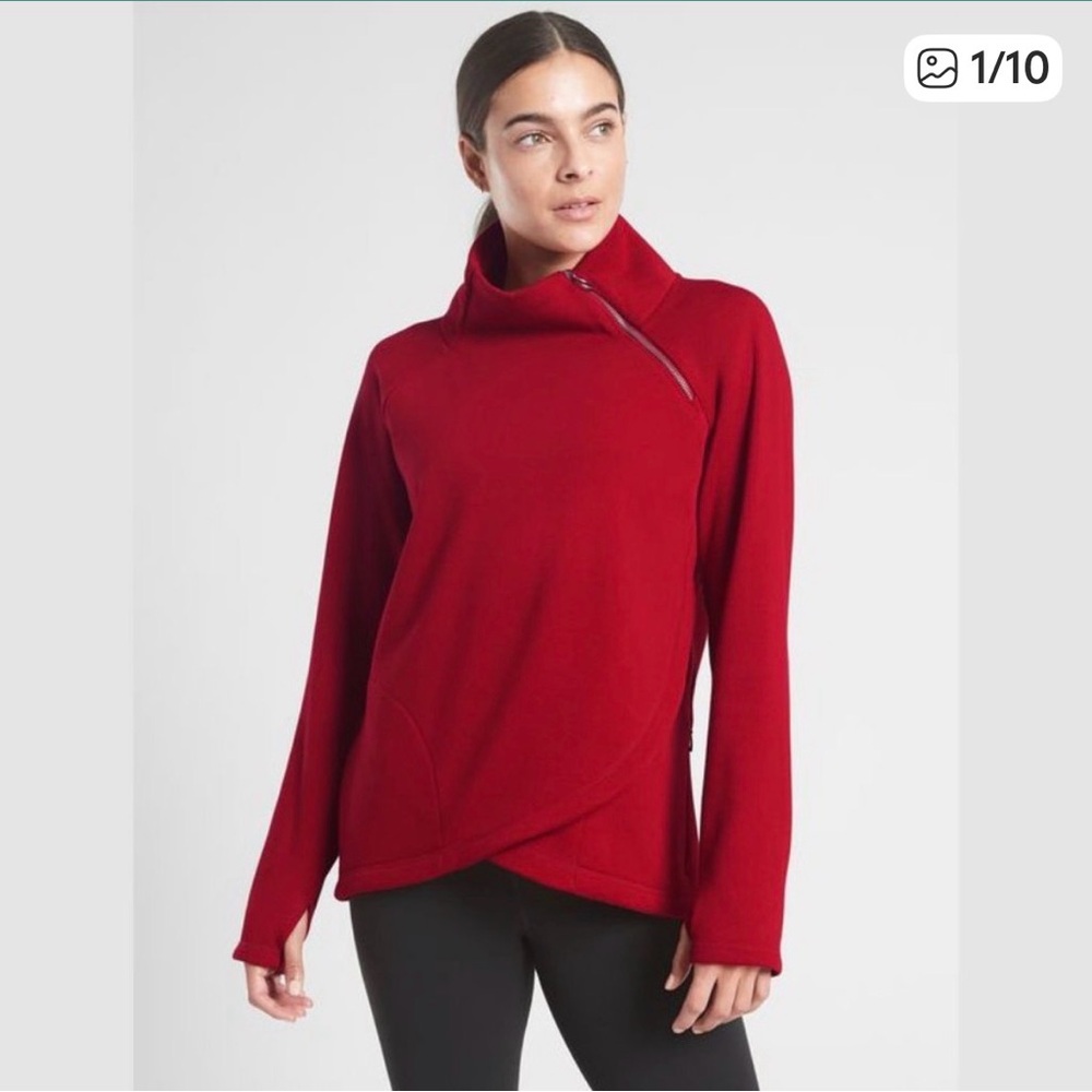 Athleta Asym Cozy Karma Pullover